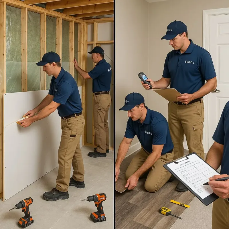 Repairs and Reconstruction process in Winfield, NJ